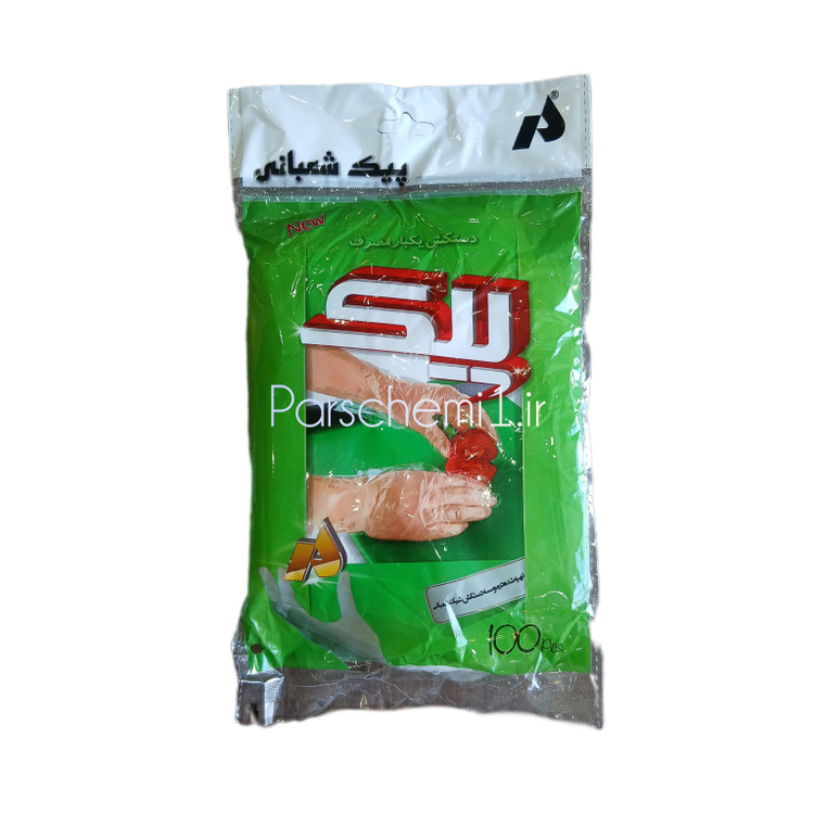 دستکش یکبار مصرف ضخیم بسته ۱۰۰ عددی