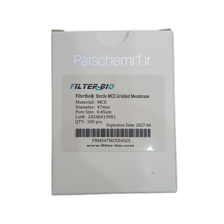 فیلتر ممبران 0.45 شطرنجی استریل Filter-Bio